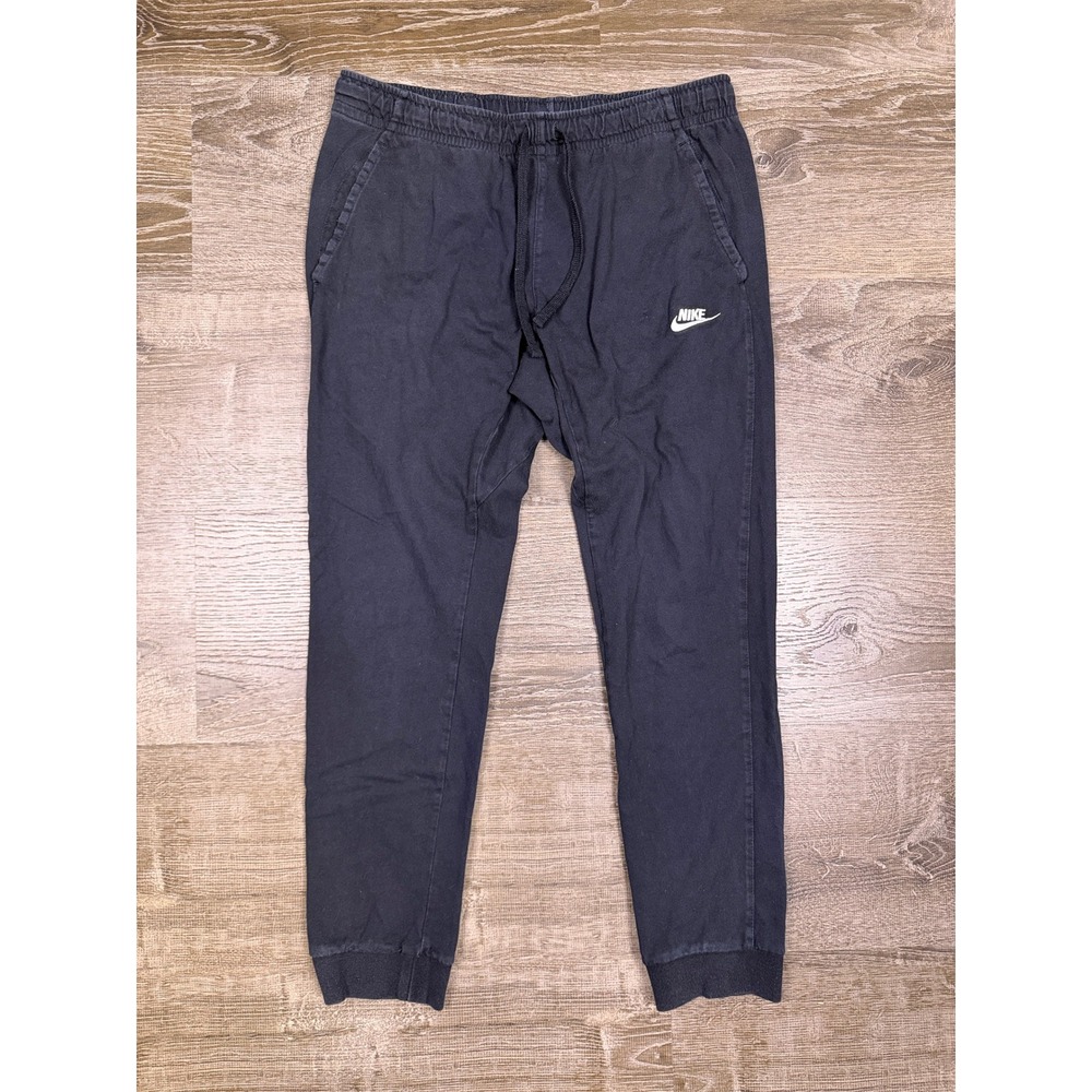 Nike Mens Jogger Sweatpants Medium Black 804461-010 Athletic Loungewear